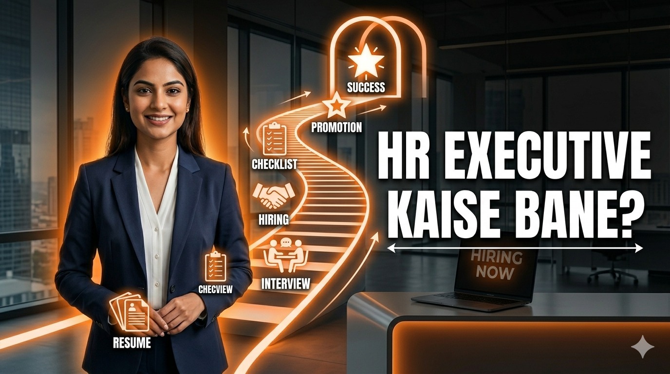 HR Executive Kaise Bane - Complete Step-by-Step Guide for Freshers & Experienced (India)