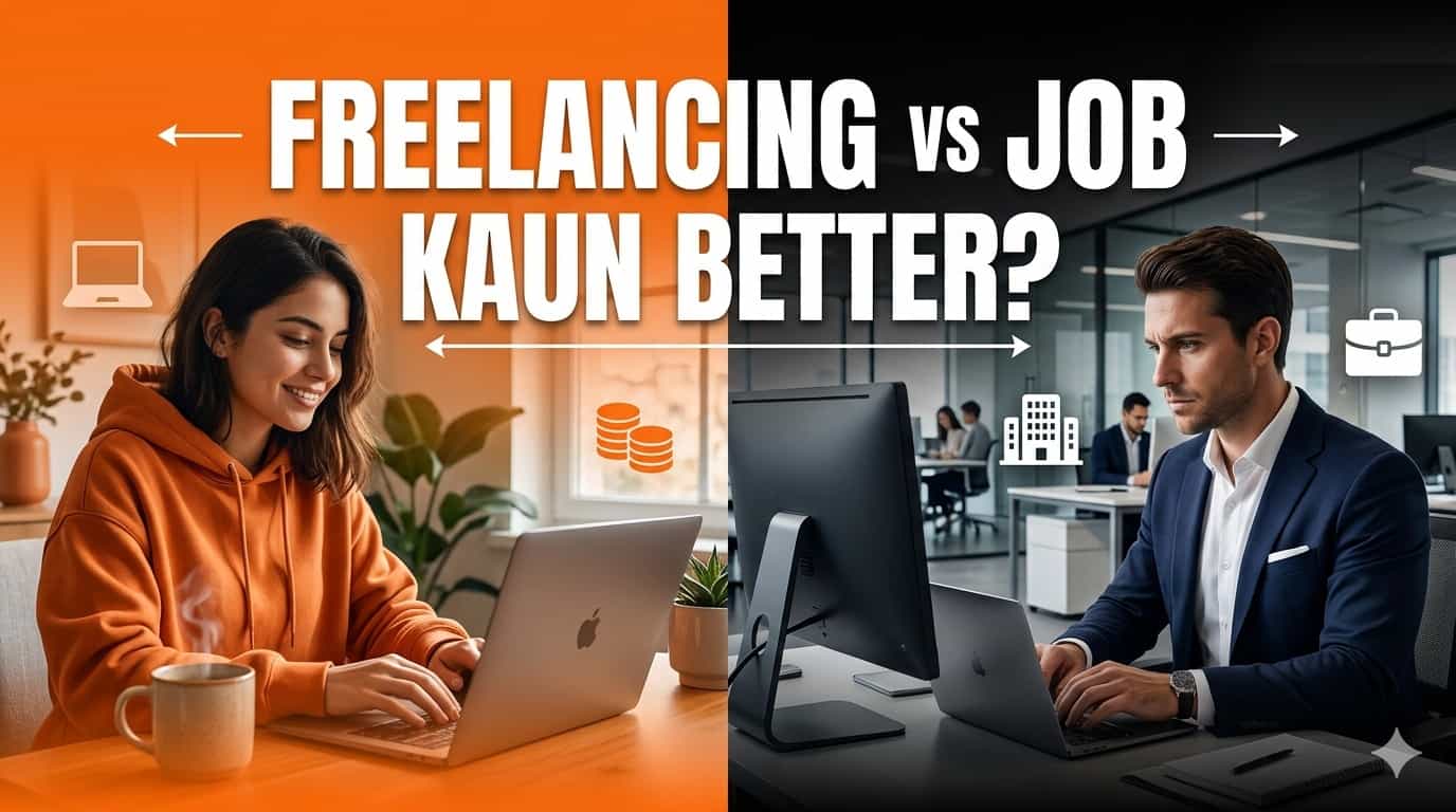 Freelancing vs Job Kya Better Hai - Complete Honest Guide for India (2026)