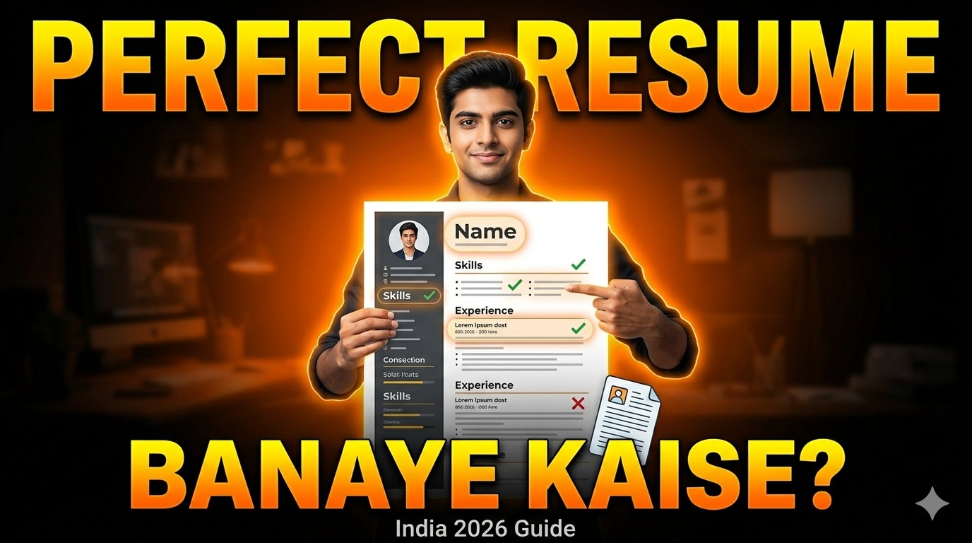Resume Kaise Banaye - Complete Guide for Freshers & Experienced (India 2026)