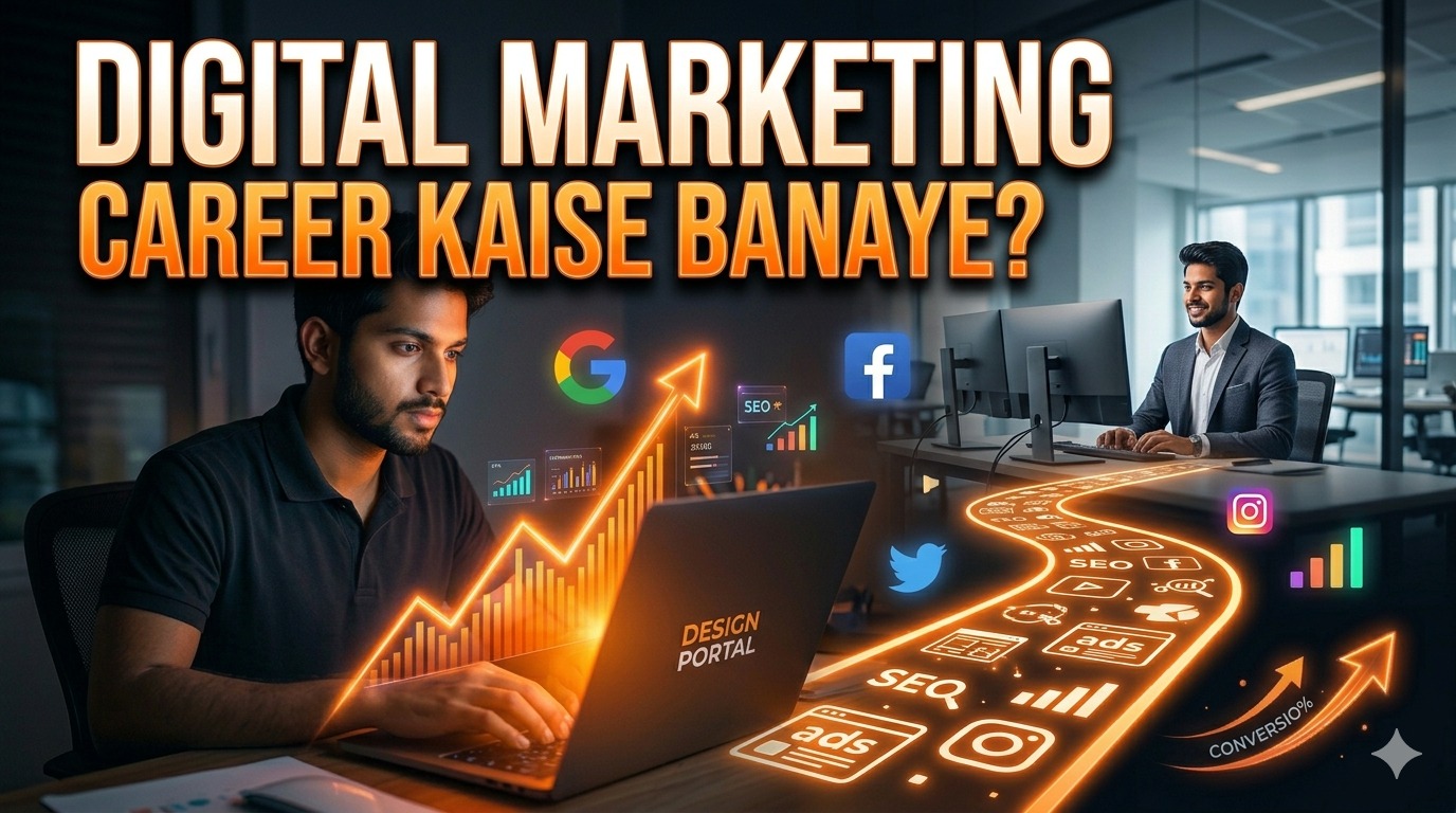 Digital Marketing Mein Career Kese Banaye - Complete Guide for Beginners (India)