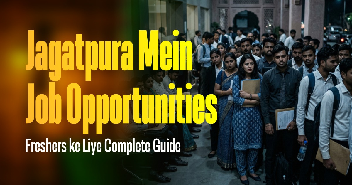 Jagatpura Me Job Opportunities - Freshers ke Liye Complete Guide