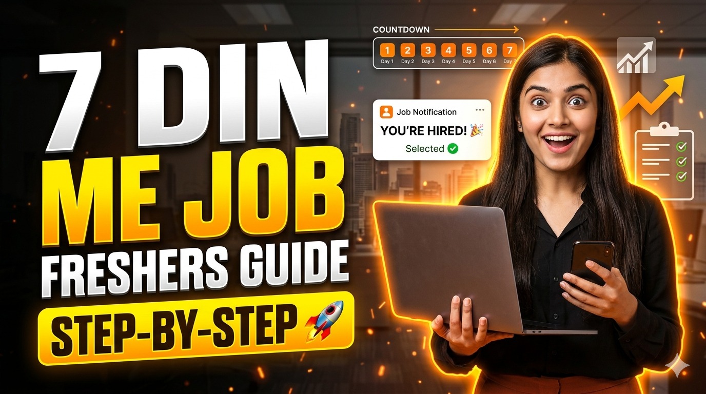 Seven Day's Me Job Kaise Mile - Freshers ke Liye Step-by-Step Guide