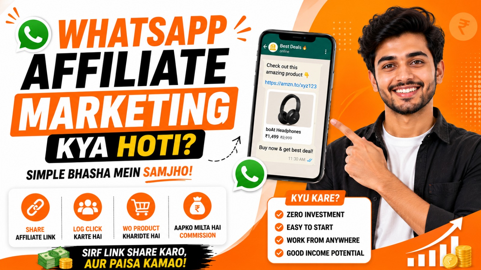WhatsApp Affiliate Marketing kya hoti?