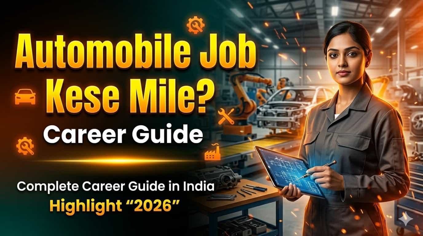 Automobile Industry Mein Job Kese Mile? Complete Career Guide in India (2026)