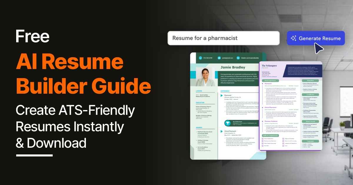 Free AI Resume Builder – Create ATS-Friendly Resume Instantly