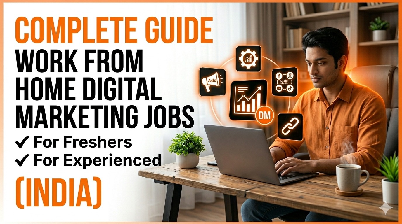 Work From Home Digital Marketing Jobs - Complete Guide for Freshers & Experienced (India)