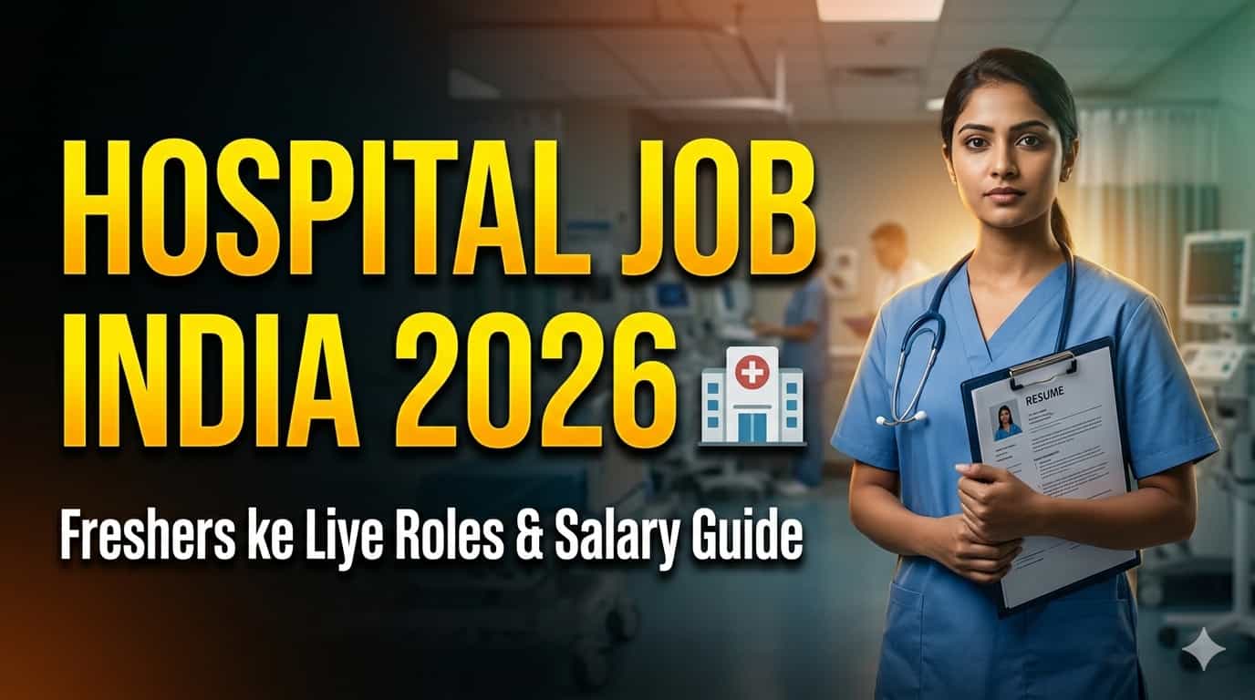 Hospital Job Kaise Mile? (2026 Guide) - Roles, Salary, Skills & Apply Process India Mein