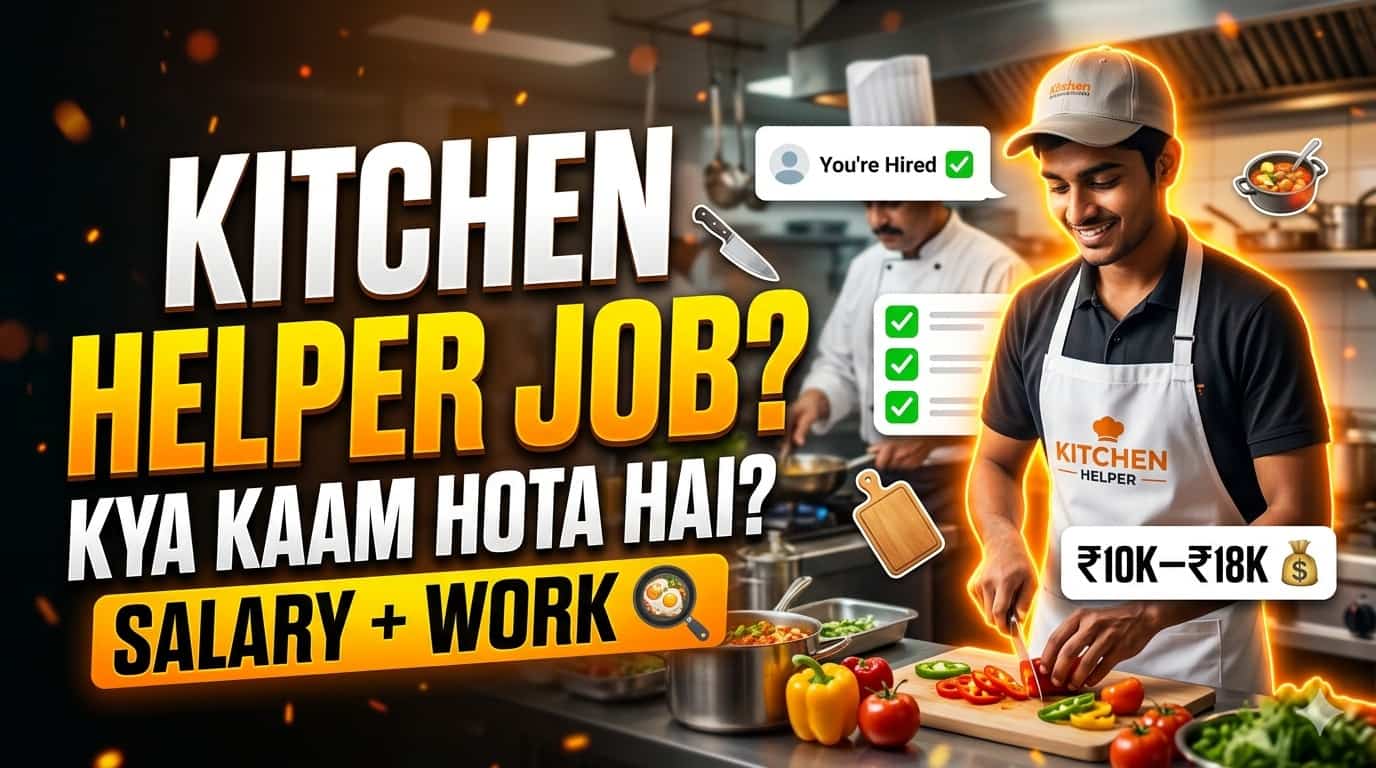 Kitchen Helper Job Kya Hoti Hai? (2026 Guide) – Work, Salary, Skills ...