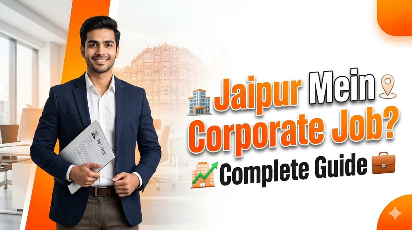 Corporate Job Kese Mile Jaipur Mein - Complete Guide for Freshers & Experienced