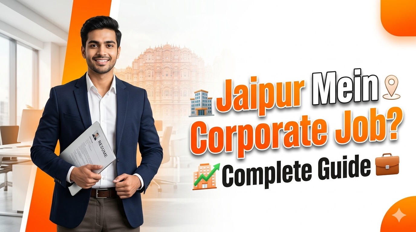 Corporate Job Kese Mile Jaipur Mein - Complete Guide for Freshers & Experienced
