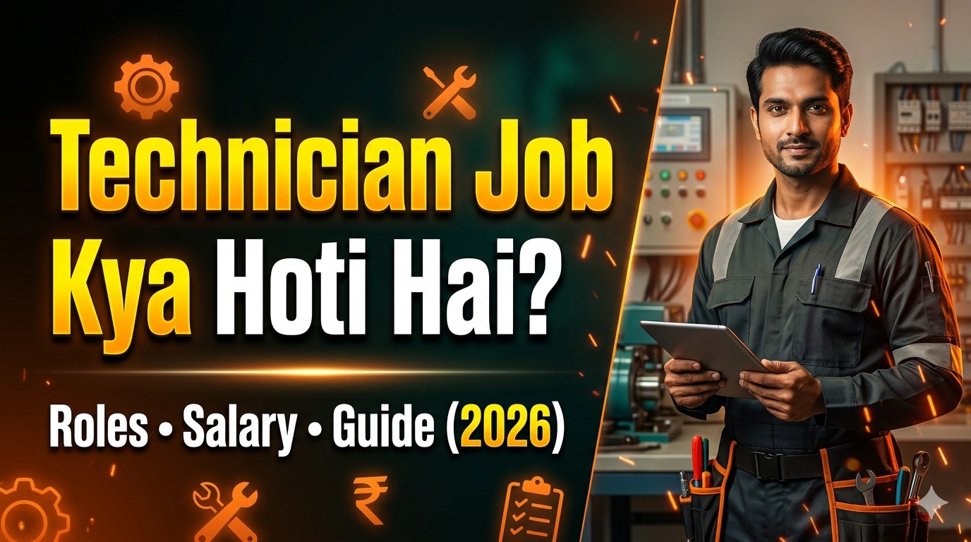 Technician Job Kya Hoti Hai? Roles, Salary aur Career Guide in India (2026)
