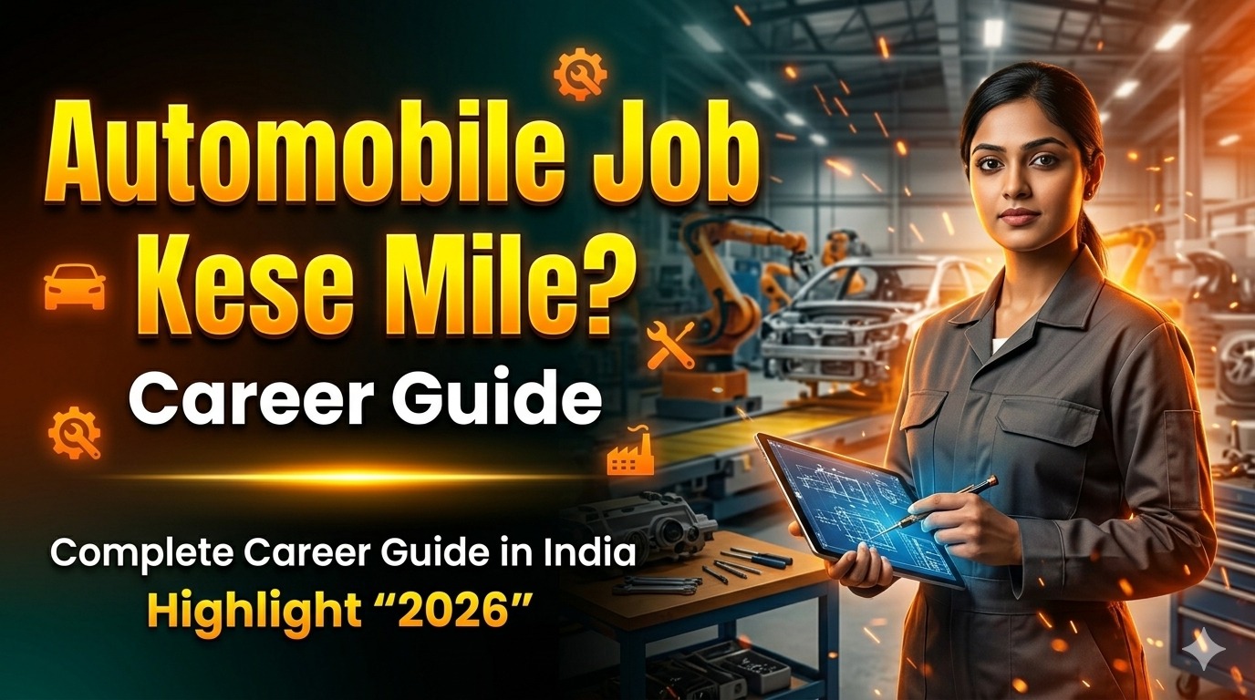 Automobile Industry Mein Job Kese Mile? Complete Career Guide in India (2026)