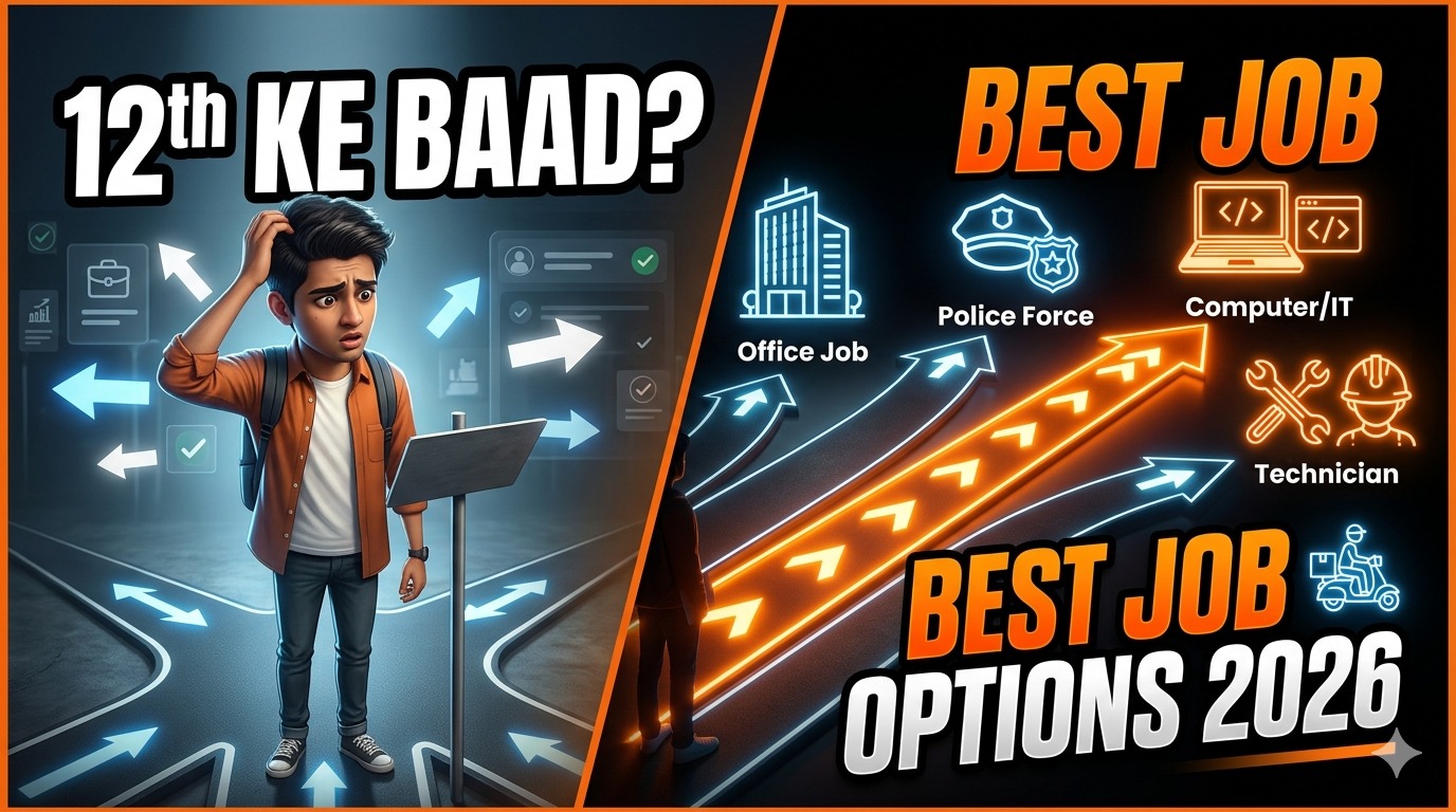 Top Job Options After 12th - Complete Career Guide for Freshers (India 2026)