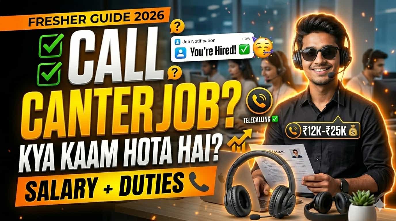 Call Center Job me Kya Kaam Hota Hai (2026) – Duties, Salary & Guide for Freshers | Apply Now