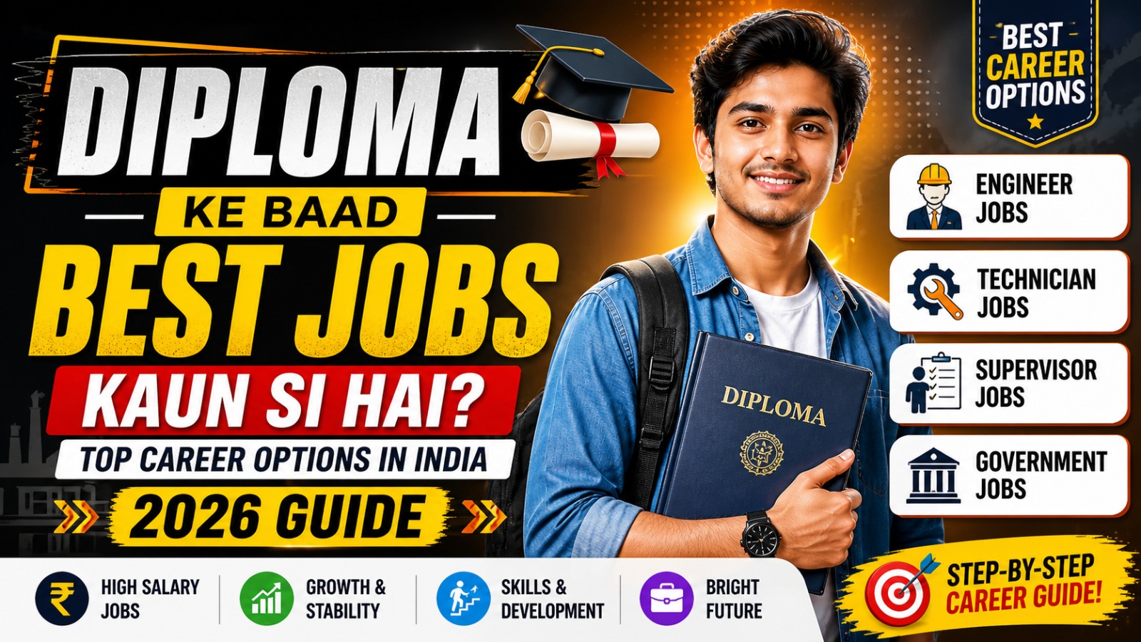 Diploma Ke Baad Best Jobs Kaun Si Hai? Top Career Options in India (2026 Guide)