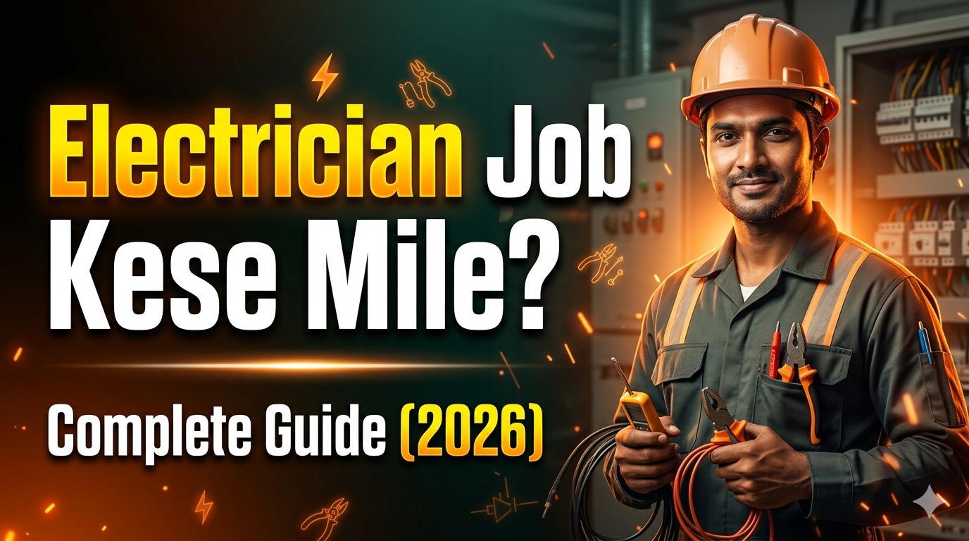 Electrician Job Kese Mile? Complete Guide for Freshers and Experienced in India (2026)