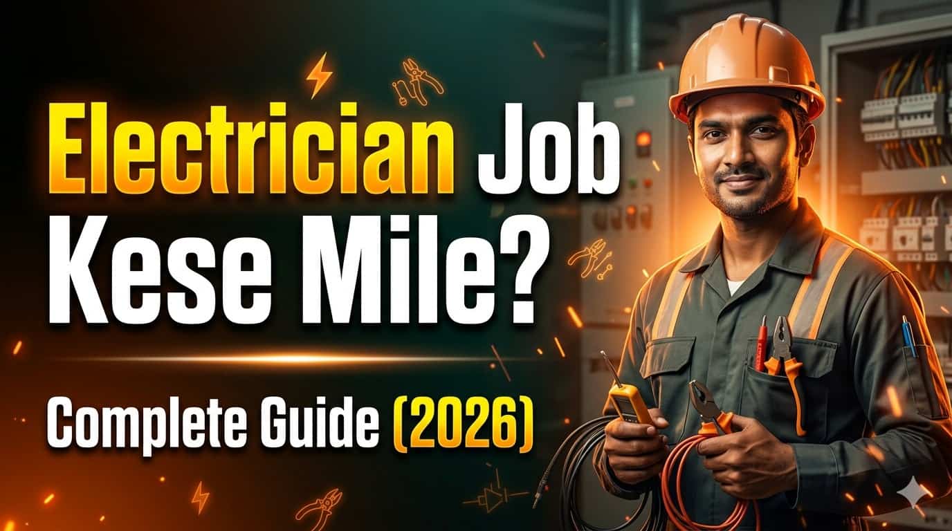 Electrician Job Kese Mile? Complete Guide for Freshers and Experienced in India (2026)
